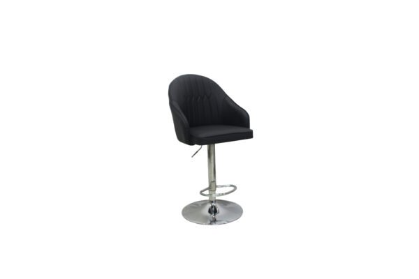 MILO BAR STOOL BLACK PU (2)